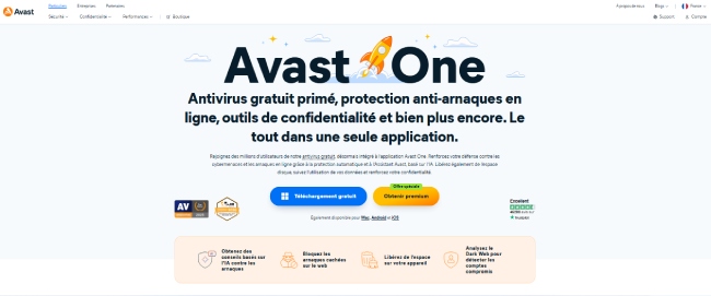 Protection antivirus Avast One
