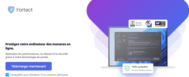 Protection Windows avec Fortect